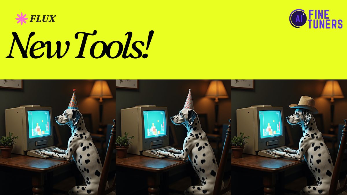 Flux Dev new tools and party hats