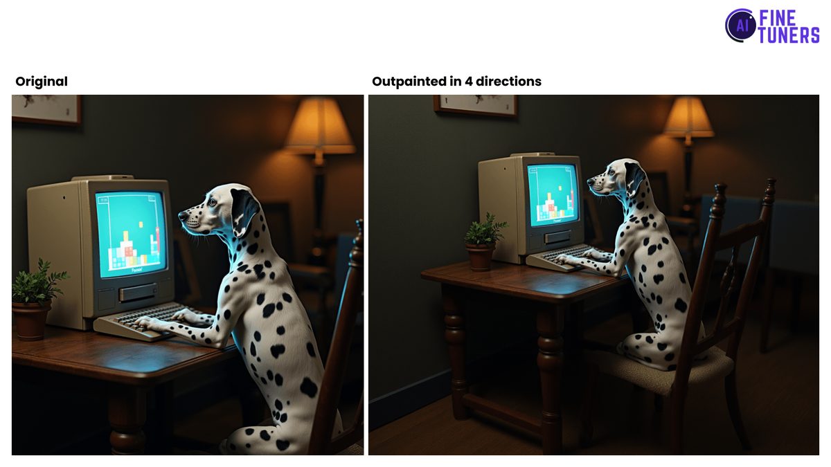 Flux dev outpainting